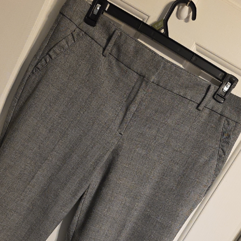 Talbots Black and White Checkered Pants